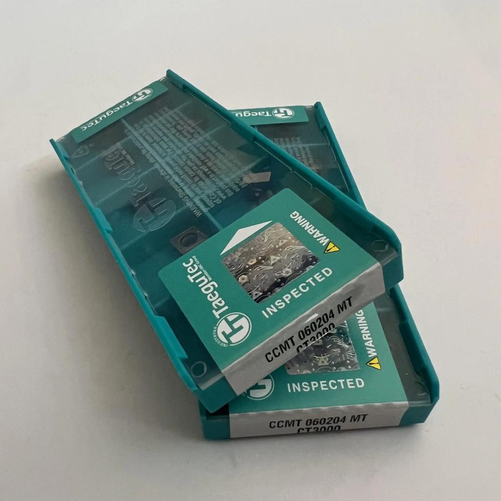 TaeguTec / CCMT060204MT CT3000 / Carbide Blade 10 Pcs