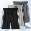 Летние однотонные мужские свободные брюки. Мужские пятидюймовые повседневные модные брюки для фитнеса. Удобные шорты для бега. Прохладные и прозрачные шорты.