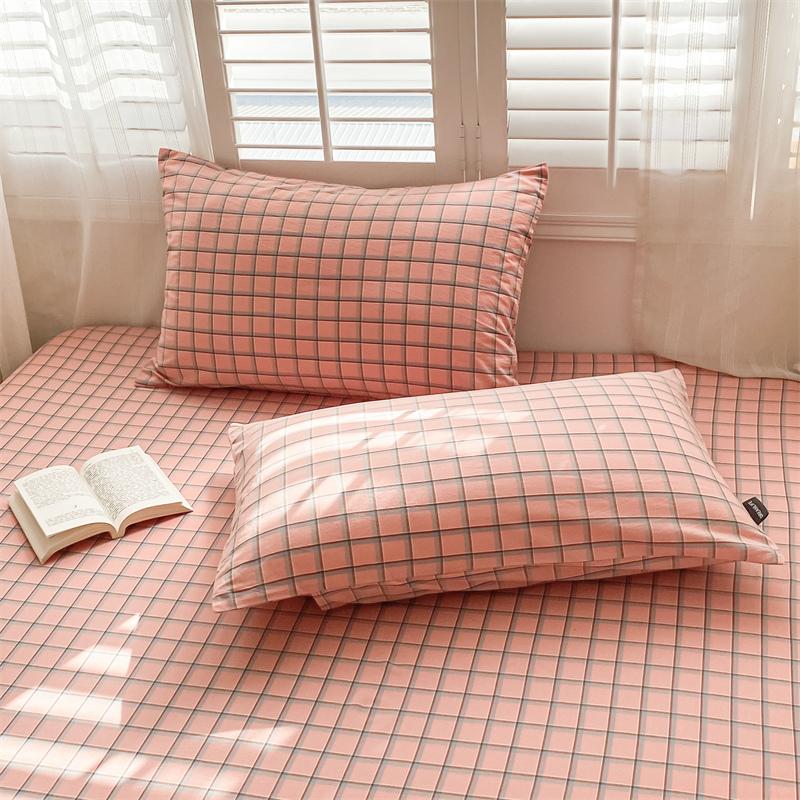 Наволочка в полоску из 100% хлопка, наволочка из 2 предметов, наволочка для домашней кровати 48x74 см, наволочка ...