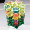 Bobbin Storage Tower Organizer Clip-On Spool Holder Stand for Sewing Machine Embroidery & Craft Thread Clamp Rack