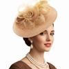 Elegant Vintage Fascinator Hat Sweet Masquerade Hair Band Party Bride Headdress  Wedding