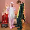KIGURUMI динозавр Косплей Свободная домашняя одежда фланелевый мягкий удобный костюм пижамы с длинными рукавами толстовка с капюшоном теплый пижамный комплект