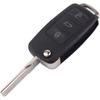 Подходит для VW Golf MK5 Passat Beetle 70 мм x 35 мм x 15 мм 3 кнопки ФЛИП-корпус для выкидного ключа FLIPRKFC003