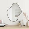VidaXL Wall Mirror Makeup Vanity Cosmetic Bedroom Decoration Bathroom Living Room Interior Black 348273