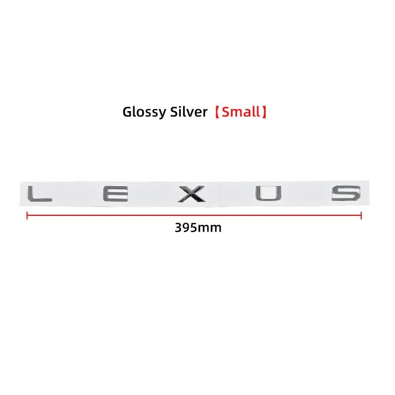 3D ABS Car Letters Rear Trunk Lexus Logo Emblem Stickers Badge For Lexus F SPORT GX460 Ct200h IS250 ES 220D IS200 Fsport GS GX