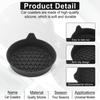 2Pcs Car Coasters Silicone Drink Cup Holder Protector with Handle Design Easy To Clean Car Water Coaster