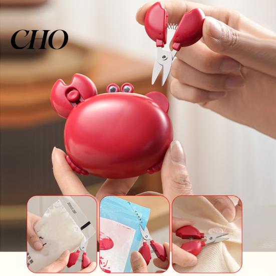 Multi-functional Bottle Opener 3 in 1 Crab Shape Magnetic Suction with Scissors And Cutter Include Compact Portable Kitchen Tool