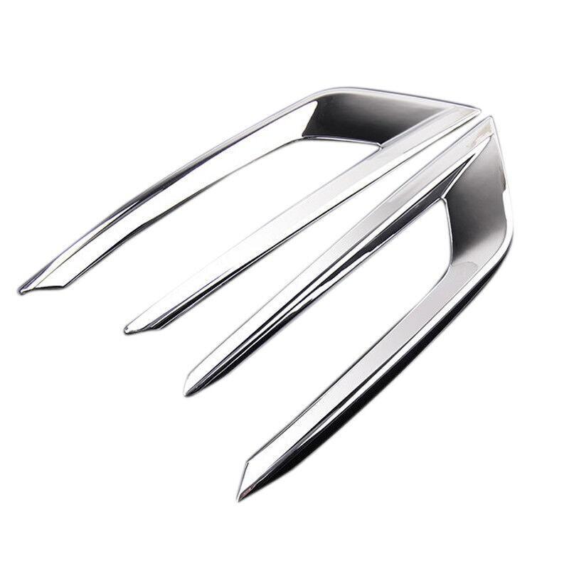 Chrome Accessories Front Fog Light Fog Lamp Cover Trim 2pcs For Volvo XC60 18-20