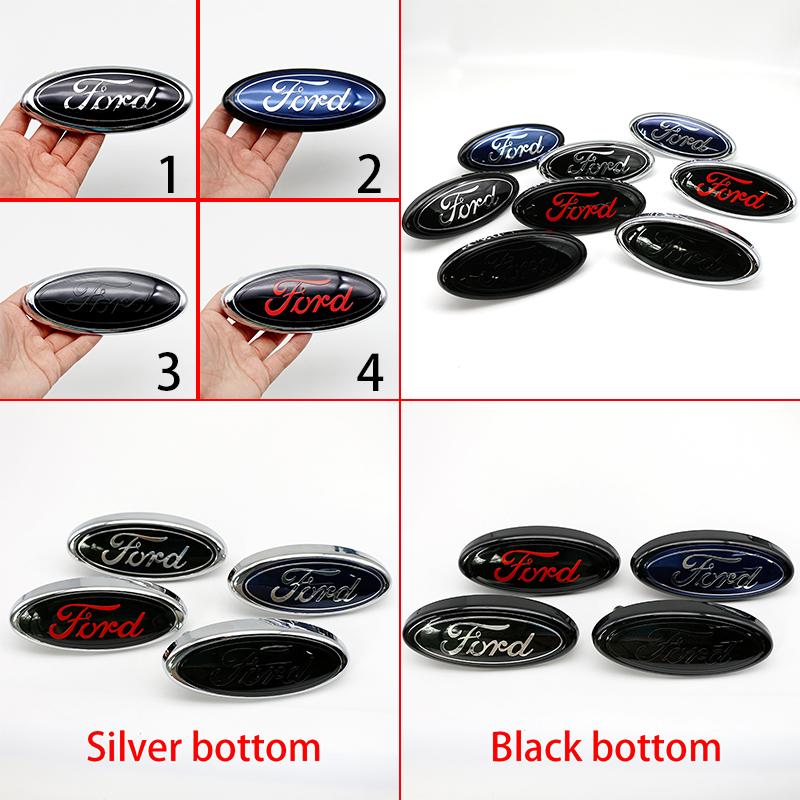 1Pc For Ford Mondeo Focus Fusion MK2 MK4 F150 F250 Emblem 14.5cm Car Front Head Hood Bonnet Logo Rear Trunk Badge Sticker CVU1