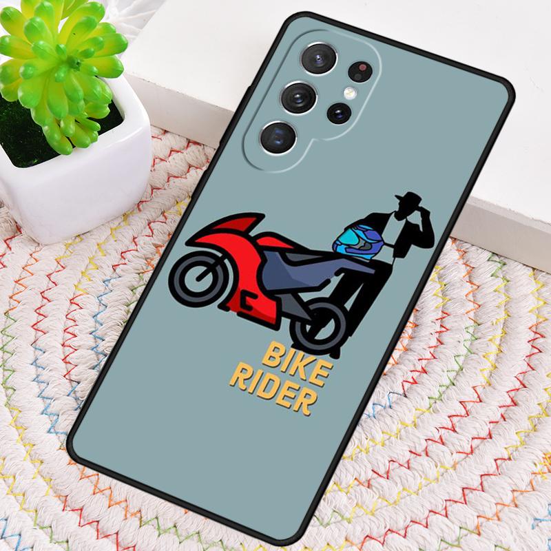 Мультяшный чехол для телефона с мотоциклом для Samsung Galaxy note 10 pro S26 Ultra S23 S24 FE S25 S21 S22 PLUS ударопрочный чехол