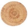 Woven Round Placemat Natural Rattan Braid Hot Insulation Placemat for Large Vessels Hot Dishes Pan Pot16cm   6.3in