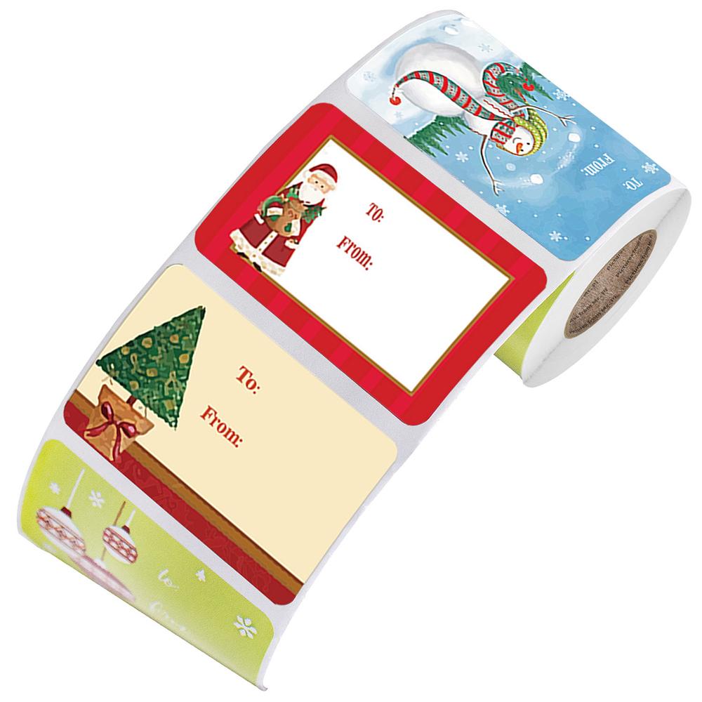 50-250Pcs Santa Claus Christmas Gift Decoration Sticker Packaging Stationery Sticker Happy Holidays Decoration Seal Label