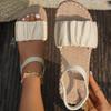 Fashion Women Sandals 2025 New Summer Lightweight Sandals Fashion Beach Casual Slippers Outdoor Bow Tie Flat Shoes Home Slides Women