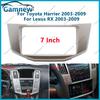 7-дюймовая 2DIN автомобильная рамка для радиопанели для Toyota Harrier Lexus RX 2003-2009 Комплект рамок Установочная рамка Накладка