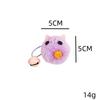Pink Plush Cat Toy with Bell, Cute Kitten Teaser with Sound, Interactive Pet Play Toy for Cats Gift