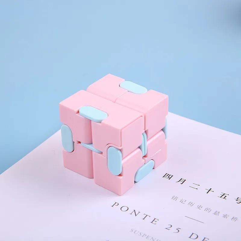 1 шт. Кубик-антистресс Игрушка Куб-бесконечность Снять стресс Игрушка-фиджет Антистресс Товары от тревоги Головоломка Игрушка-спиннер для взрослых Детей