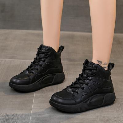 Женская обувь для активного отдыха, повседневные женские ботинки, классические ботильоны, женские, сшитые, с перекрестными шнурками, с круглым носком, низкие, на плоской подошве, с обувью для женщин