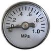 Brass Pressure Gauge 2.5cm m101-1.0MPa (5 Pieces)