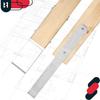 Kotarbau® H-Post Base For Embedding, Bracket, Galvanized Steel Anchor, 150 Mm, Set Of 2