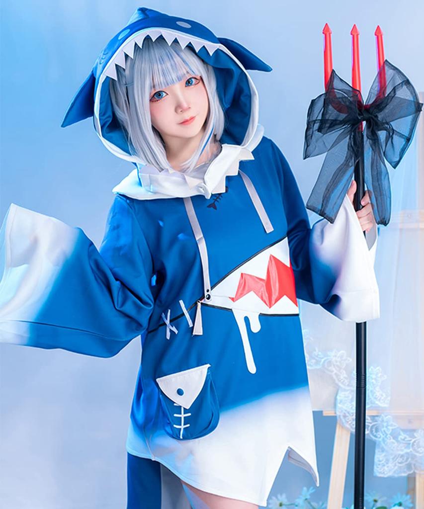 Hololive Косплей Гор Гура с париком [milky time] Same-chan (L)