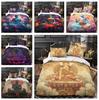 3D Colorful Buddha Statue Bedding Set, Buddha Believer Room, Women's Down Duvet Cover, Pillow Cover, 2/3pcs, Fashion Quick Drying Cover