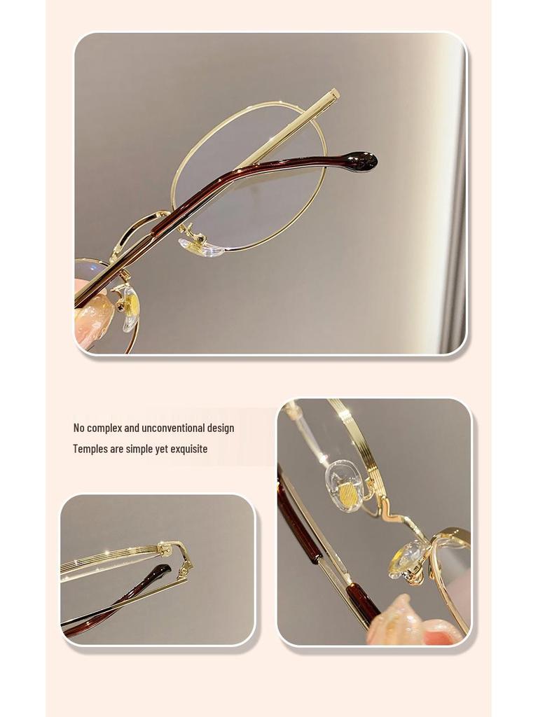 Маленькие овальные очки для близорукости: Защита от синего света, Легкие, Ретро стиль для маленьких лиц и женщин