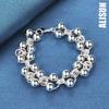 925 Sterling Silver Round Smooth Full Bead Fashionable Wedding Jewelry