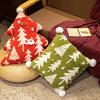 Yousheng Christmas Tree Plush Pillow Cartoon Stuffed Toy Soft Sofa Cushion Holiday Home Decoration for Couch Bed