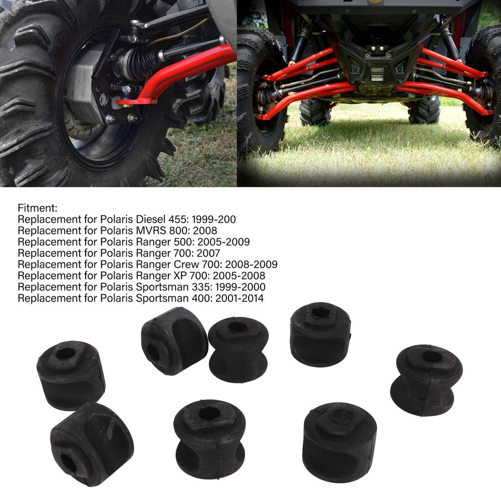 8 шт. Задняя втулка опоры стабилизатора 5432598 Резиновая замена для Polaris Sportsman 335 400 450 500 570 600 700