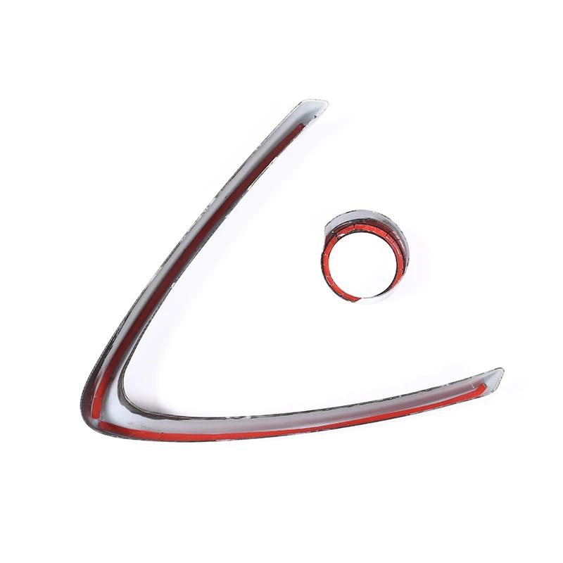 Для Alfa Romeo Giulia Stelvio 2017 2018 2022 ABS углеродное волокно/красный/черный передняя решетка декоративная рамка