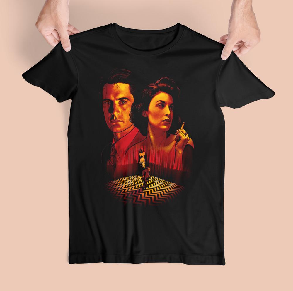 Новая популярная футболка Twin Peaks Лора Палмер, короткий рукав, один размер, унисекс