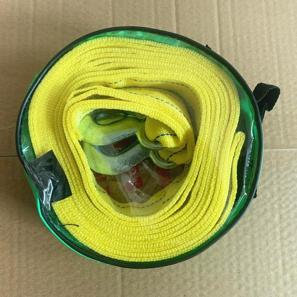 Тяжелый буксировочный трос: Длина 3 м, 4 м, 5 м, грузоподъемность 8 тонн, аварийный автомобиль для работы на открытом воздухе.