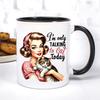 3Pcs Retro 80S Woman Sarcastic Housewife Diy Uv Dtf Rub On Transfer Stickers Craft Glass Mug Cup Wraps Junk Journal Scrapbooking