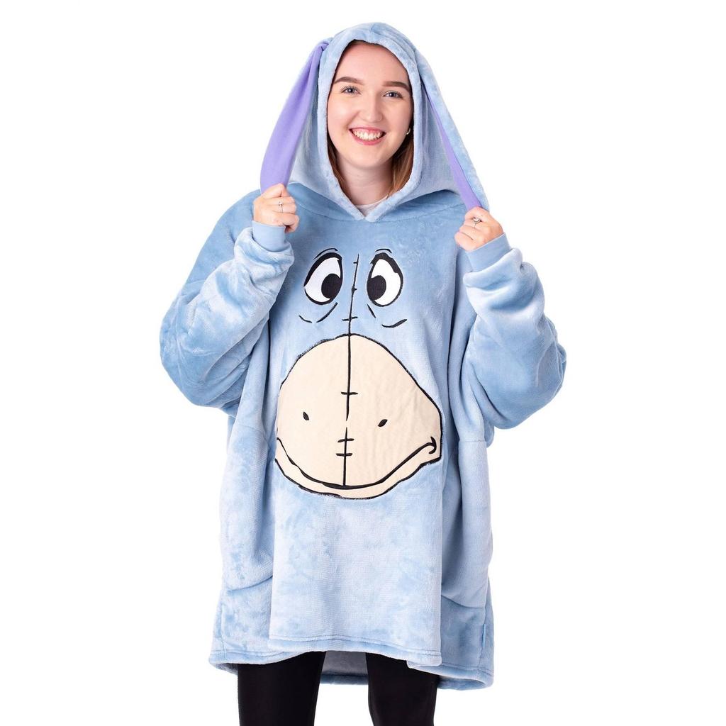 Winnie the Pooh Womens/Ladies Eeyore Blanket Hoodie