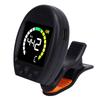Digital Metronome Tuner Multifunctional Accurate Rotating Clamp Design High Sensitivity Guitar Tuner and Metronome Black