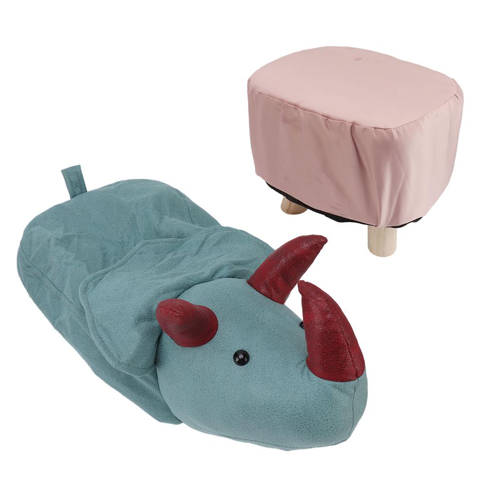 Милый табурет для ног в виде животного с мягкой набивной подушкой и ножками, предотвращающими скольжение, маленькие табуреты для ног для детей и взрослых, динозавр