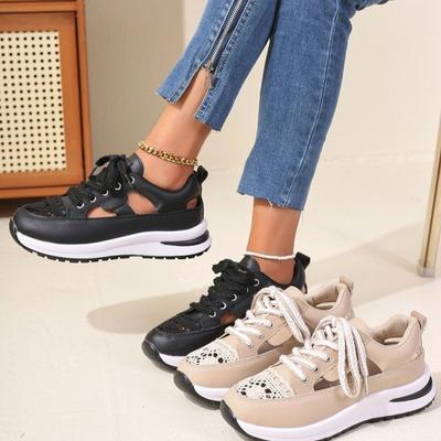 Туфли женские на платформе-танкетке с открытым носком, летние повседневные сандалии с увеличением роста, римские сандалии, сандалии женские