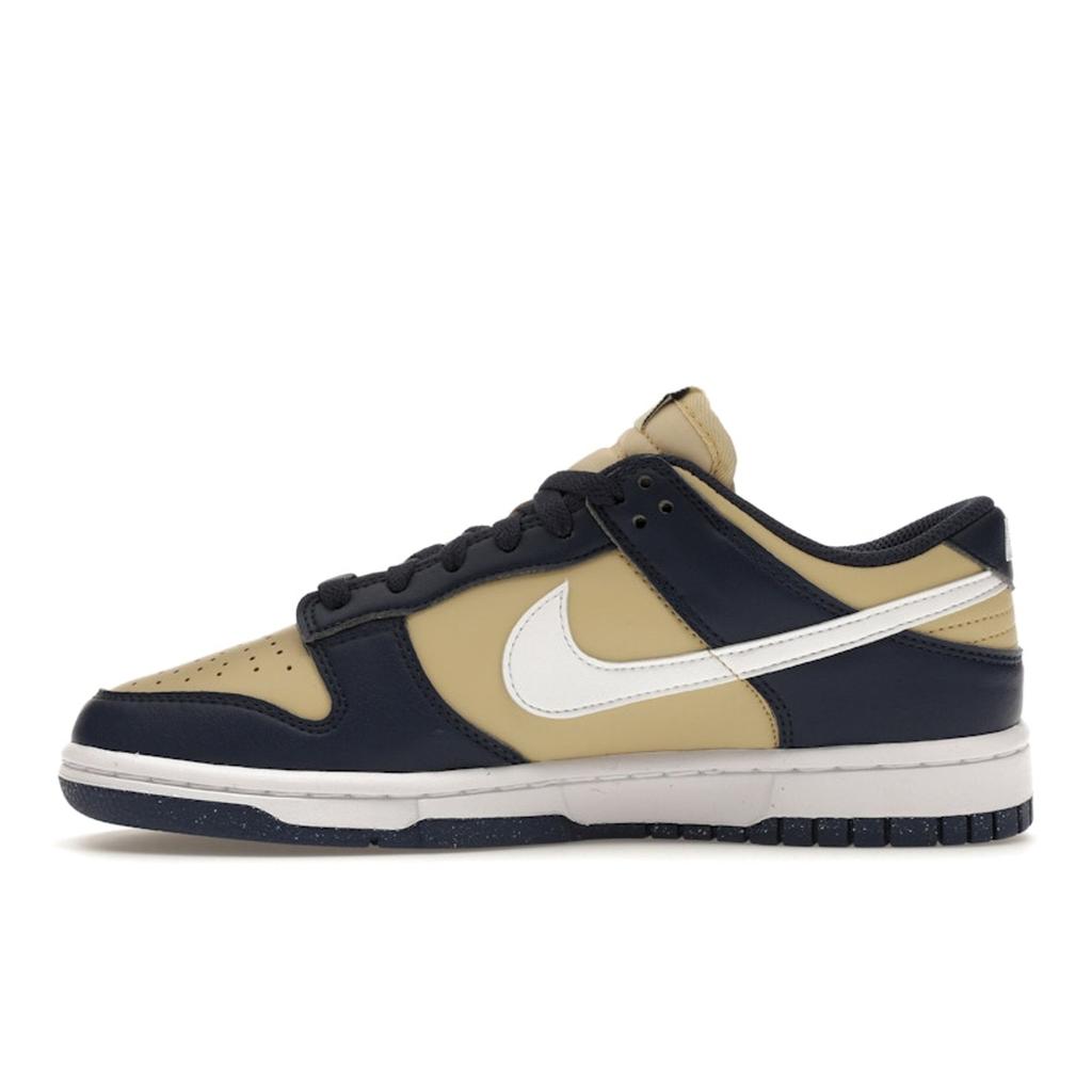 Nike Dunk Low Next Nature Navy Gold Women Sneakers Blue Midnight-Navy White DD1873-401