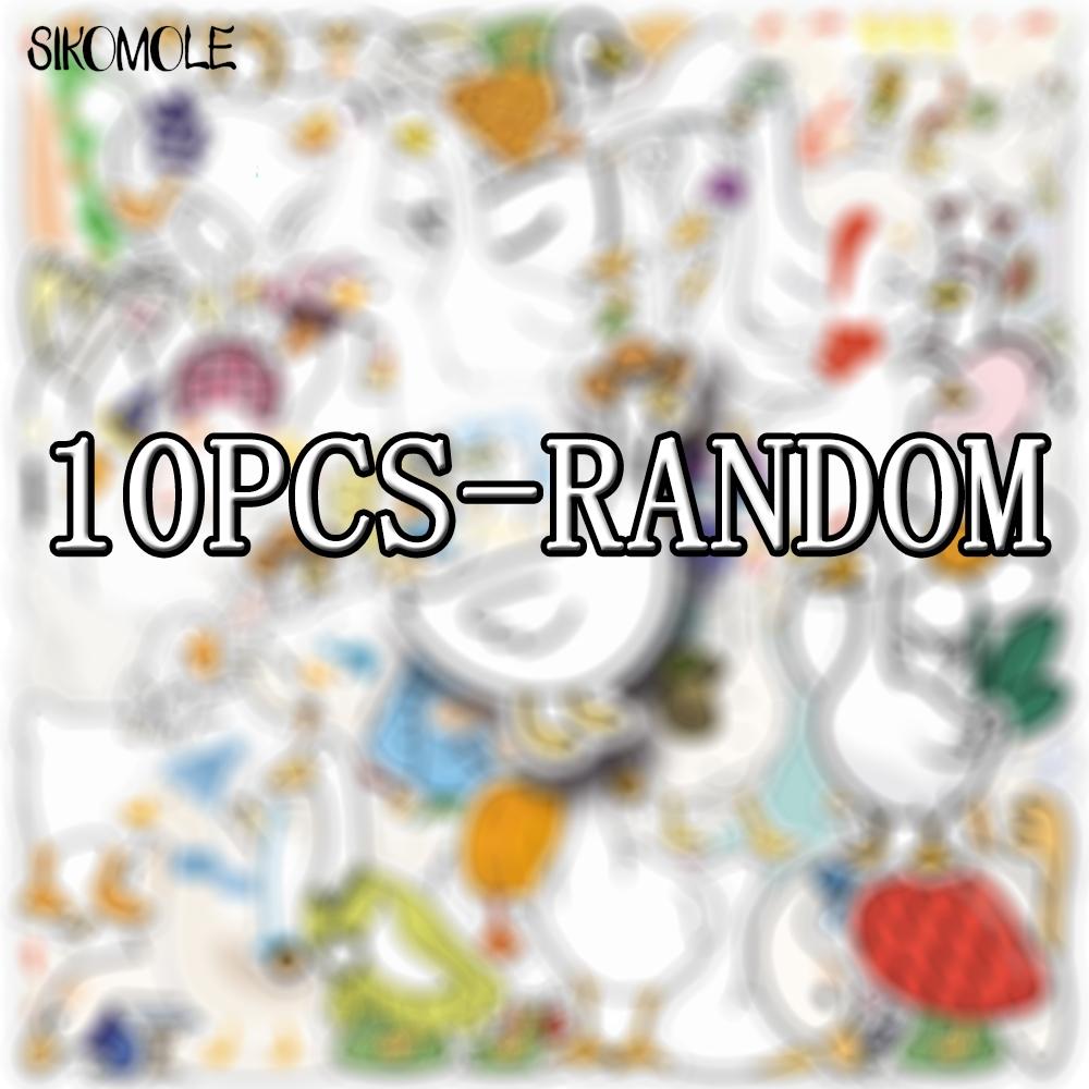 10 30 50Pcs Cute Cartoon Funny Goose Stickers Kawaii Animals Aesthetic Diy Toys Kid Travel Luggage Decal Graffiti Sticker Pack