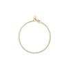 [Серебро 925 пробы] Huit.silver.86 / браслет с тонкой ручкой-росинкой (золото)