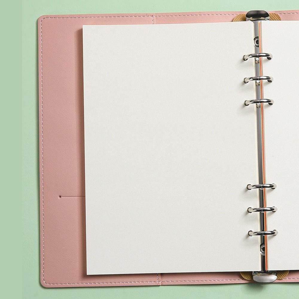 Refillable Loose Leaf Notebook Cover Macaroon Color Journal Agenda Planner Cover  Notes
