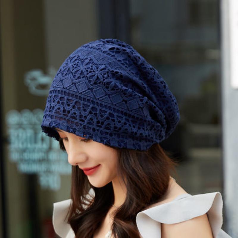 Женская тонкая полая хлопковая шапка, женская вязаная крючком шапка, тканая шерстяная шапка, повязка на голову, вязаная шапка