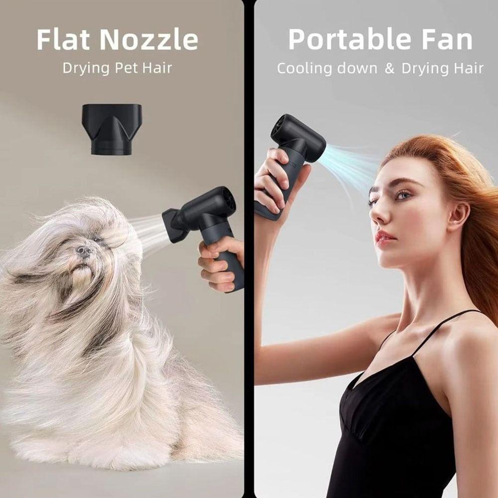 180000 об/мин беспроводной электрический вентилятор высокоскоростной мощный пылеуловитель мини турбореактивный вентилятор для сушки волос