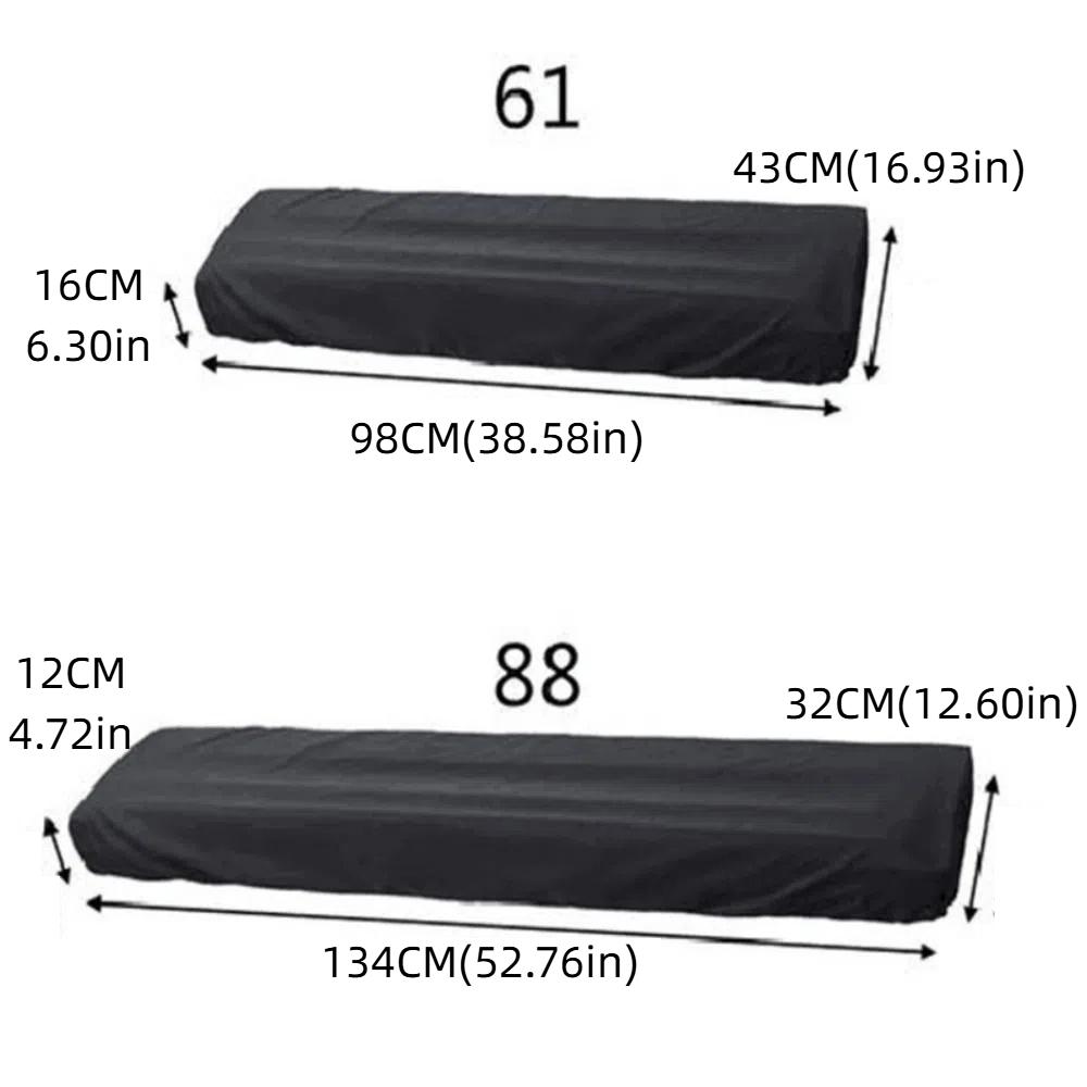 Breathable Piano Keyboard Dust Cover Protective Case Piano Protective Case Piano