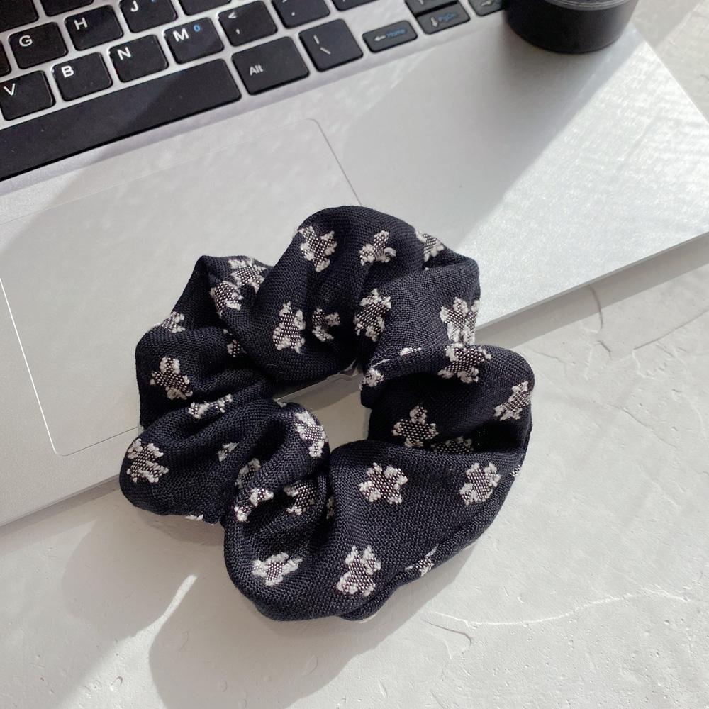 Velvet Wool Designer Scrunchy Hair Ties Cotton Famous Brands Women's Elastic Hair Accessories Rubber Bands Set for Hair