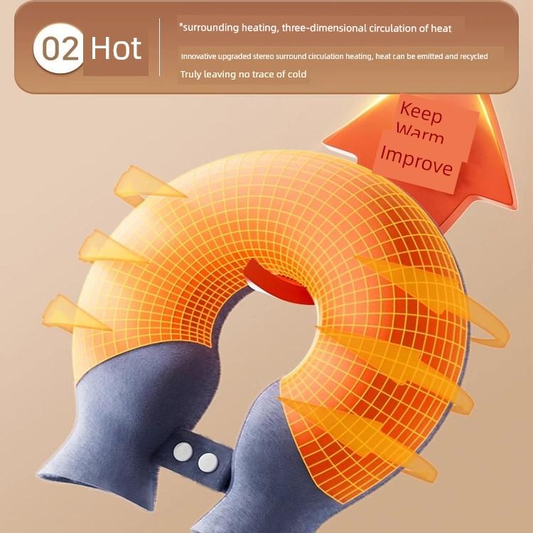 U-Shaped Hot Water Bag Water Injection Neck Guard Shoulder and Neck Warm Cervical Spine Hot Compress Warm Water Bag Warm Feet 2025 New Official