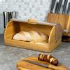 Kinghoff Kh-3216 Bamboo-Acrylic Bread Box