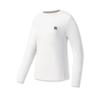 Tennis Simple Classic Casual Slim Fit Knitted Long Sleeve T-Shirt Women Tops Jade-White A11W543206FWT
