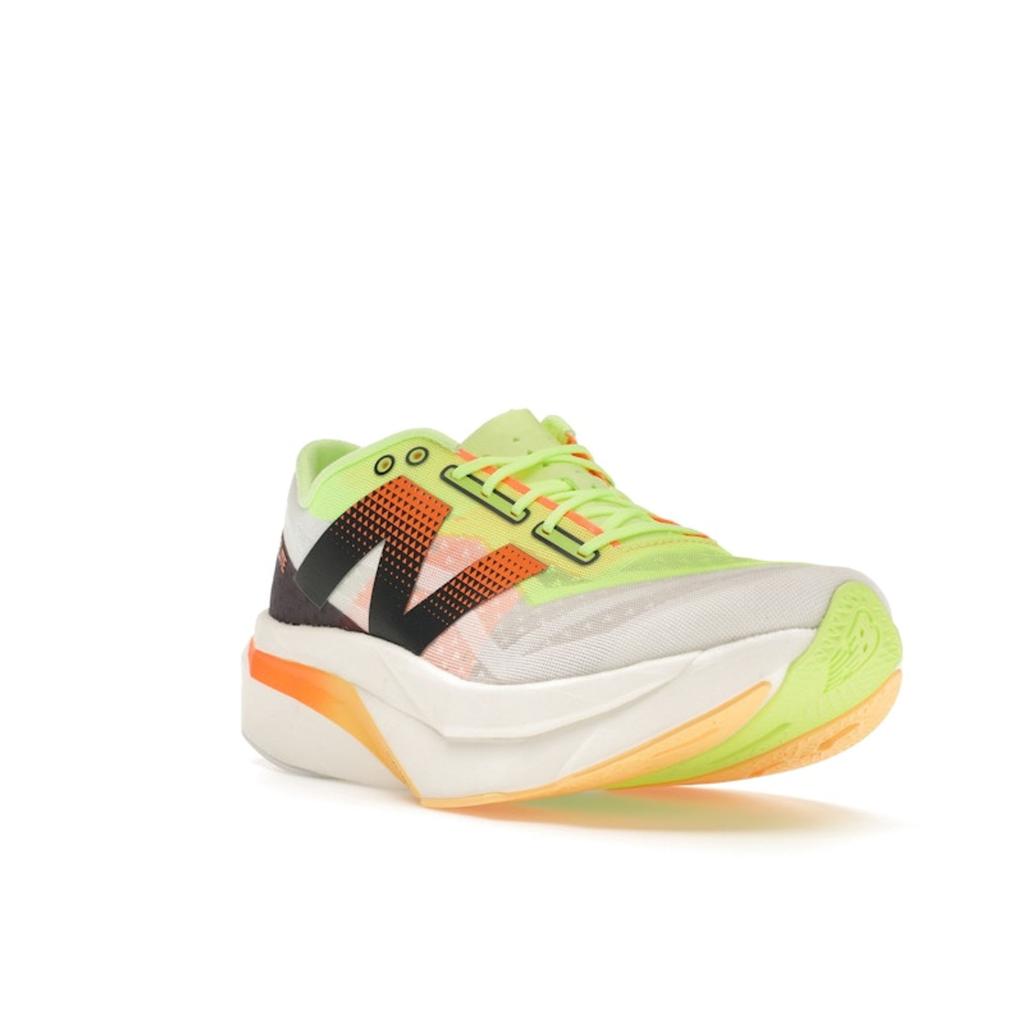 New Balance FuelCell SuperComp Elite V4 White Lime Mango Women Sneakers Bleached-Lime-Glow Hot-Mango WRCELLA4
