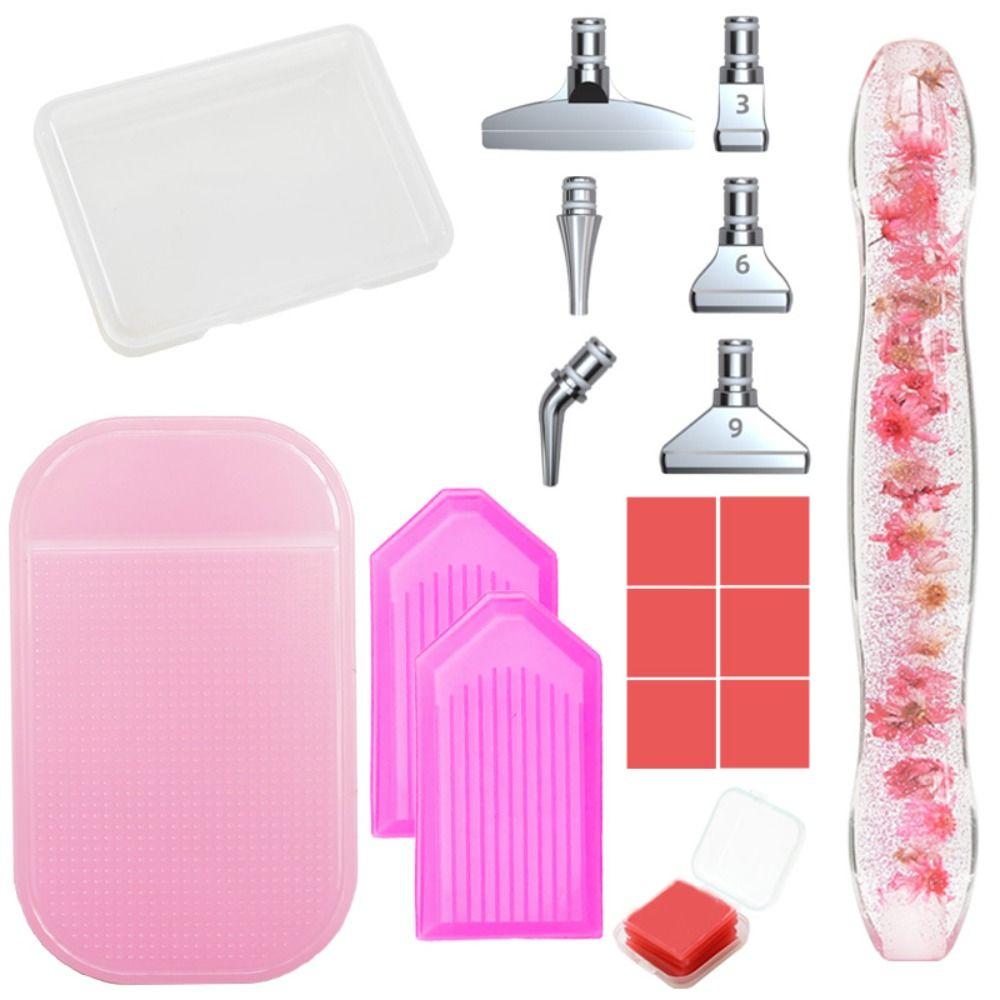 Flower Glitter Diamond Replace Pen Head Point Drill Pens Resin Diamond Painting Pen Resin Pen